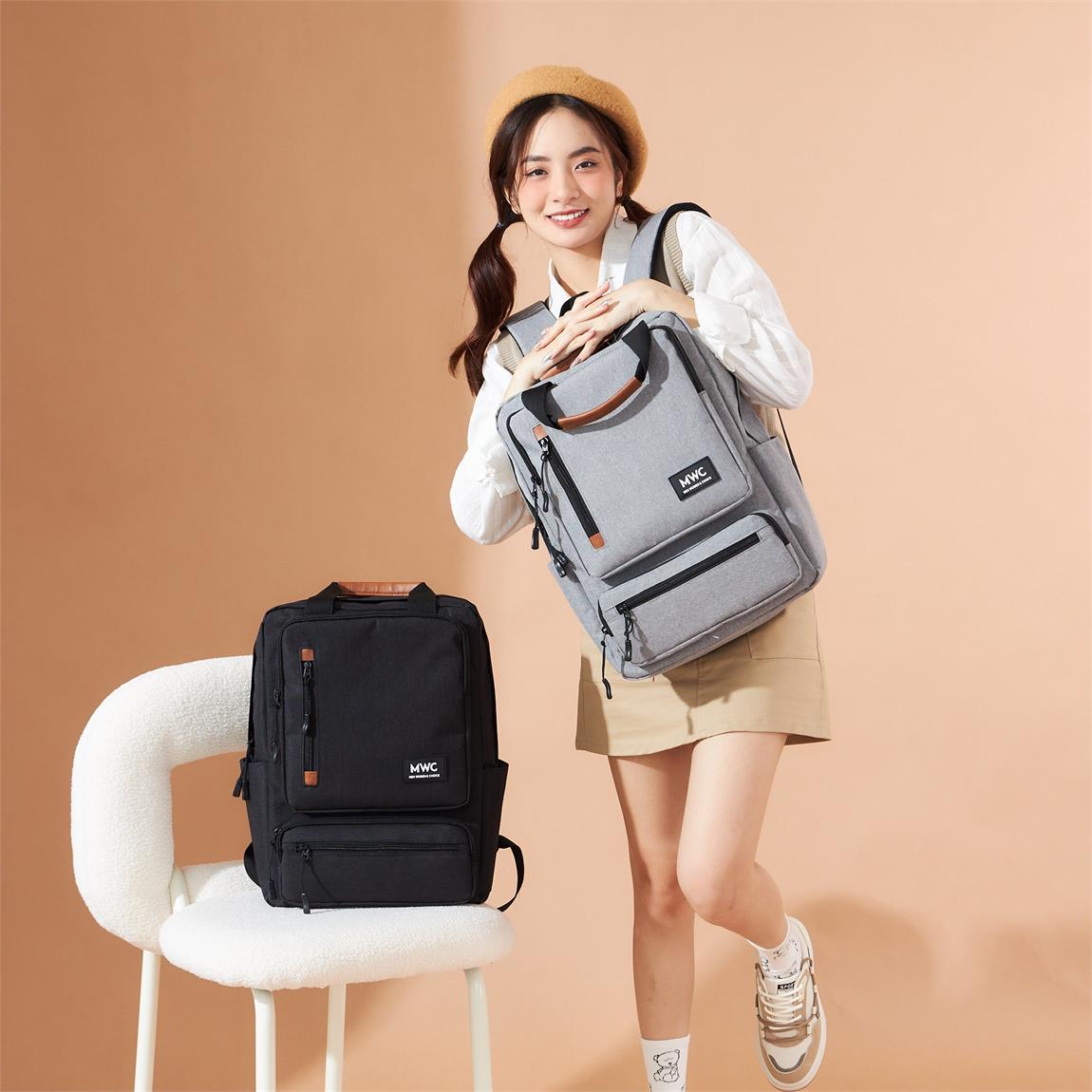 BALO MWC 1182 - Balo Unisex Thời Trang Chống Sốc, Chống Nước