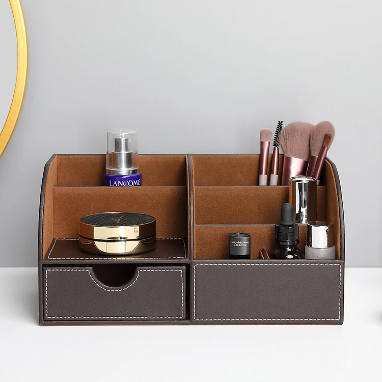 Cắm bút đa năng bằng da cao